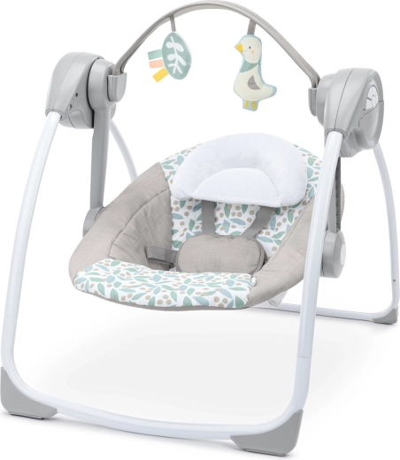 Ingenuity travel convertible swing with melody Endless Blooms, 0m+, up to 9 kg