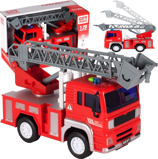 Fire Truck with Extending Ladder 1:20