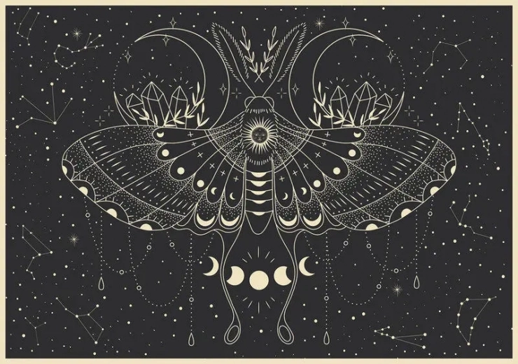 Puzzle Galaxy: Moon Butterfly 500 Pieces