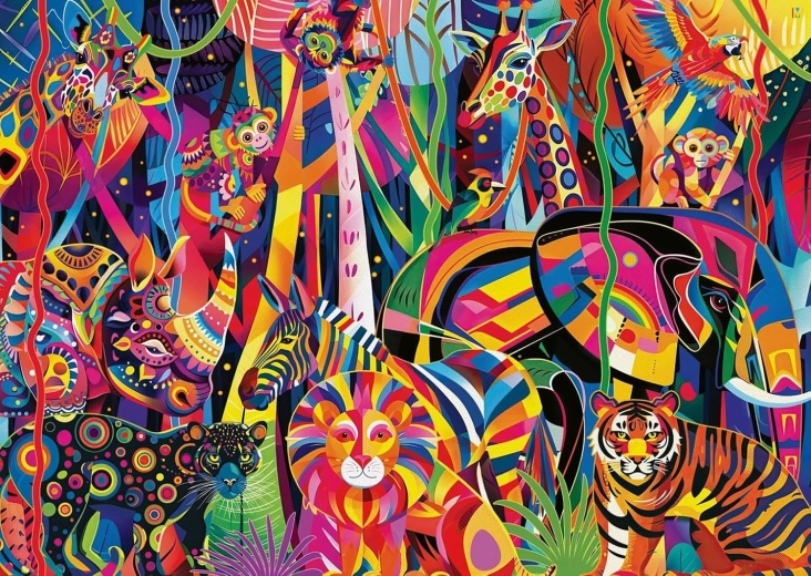 Ravensburger Puzzle Colorful Jungle XXL 500 Pieces