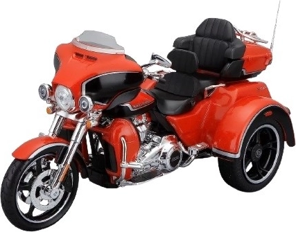 HARLEY-DAVIDSON 2021 CVO Tri Glide metallist mootorratta mudel 1:12, oranž