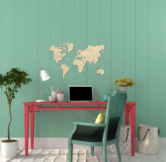 A decoration filled with travel memories