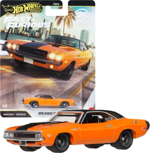 Hot Wheels Premium Fast & Furious 1970 Dodge Challenger R/T - 1 tk