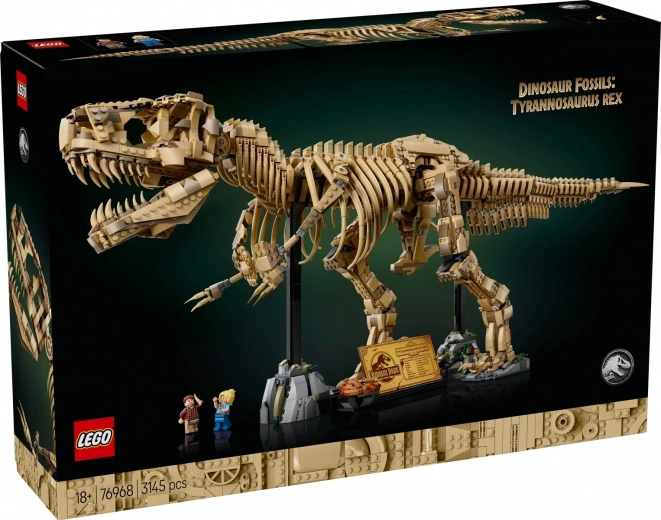 LEGO Jurassic Worldi türannosauruse skelett – kollektsioneeritav mudel täiskasvanutele