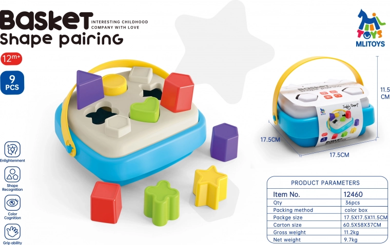 Shape sorter for little ones – various shapes