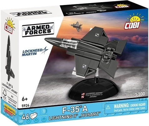 Cobi Armed Forces Lockheed Martin F-35A Lightning II „Husarz” lennukimudel