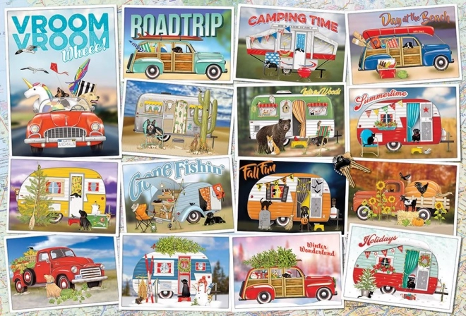 Puzzle Vroom Vroom 2000 pieces by Cobble Hill