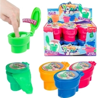 Farting slime in a mini toilet 95 g