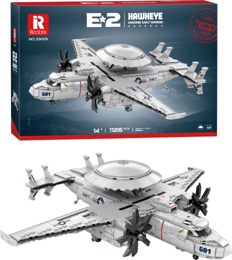 E-2C Hawkeye varajase hoiatuse lennuki ehituskomplekt (1126 osa)