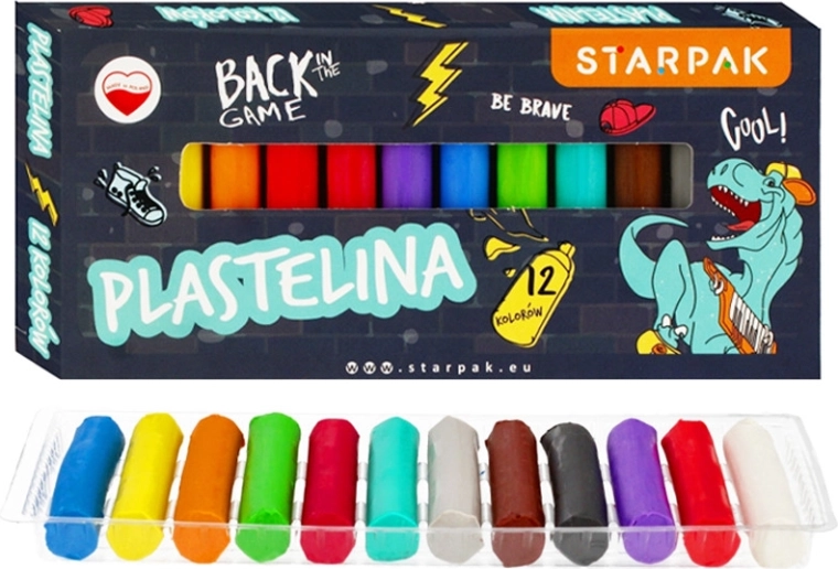 Plastiliini komplekt Dino – 1 komplekt