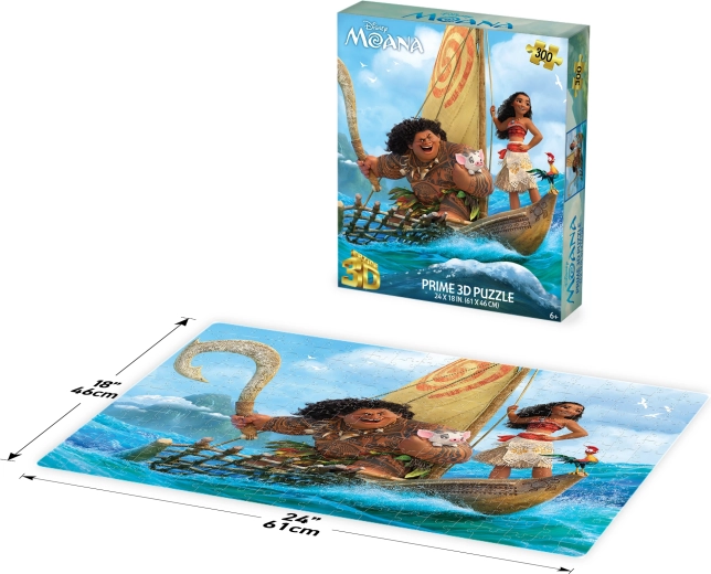 3D Puzzle Moana 300 Pieces