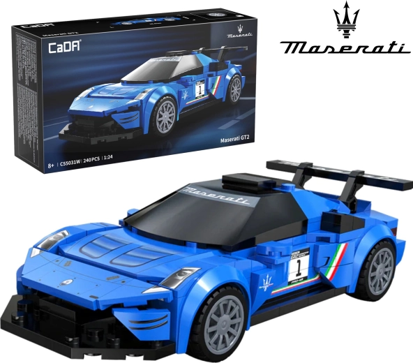 CADA ehituskomplekt võidusõiduauto MASERATI MC20 GT2 1:24, 240 osa
