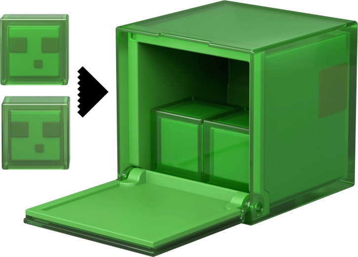 Stylish “block” construction and compact design
