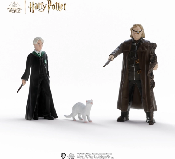 Harry Potter – Alastor Moody ja Draco Malfoy tuhkruga figuurid