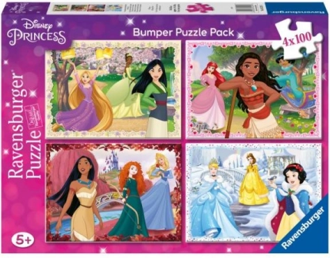 Disney: Princesses 4x100 pieces