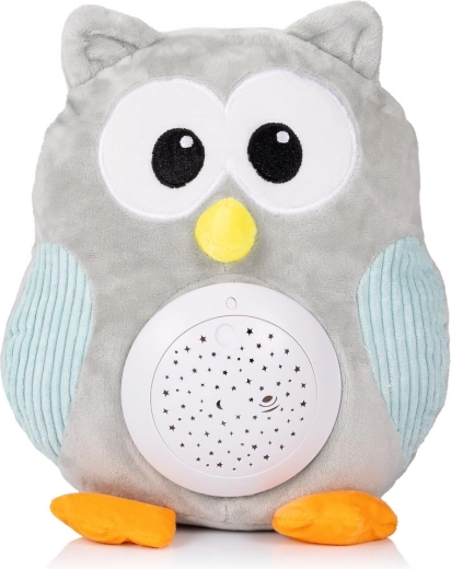 Chipolino plush owl with projector and music