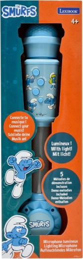 Lexibook light-up Smurfs microphone with melodies