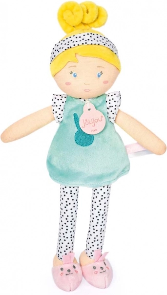 Doudou Jolijou doll Les Pipellettes 25 cm – Turquoise