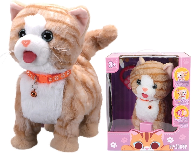Interactive Plush Kitty Mourek
