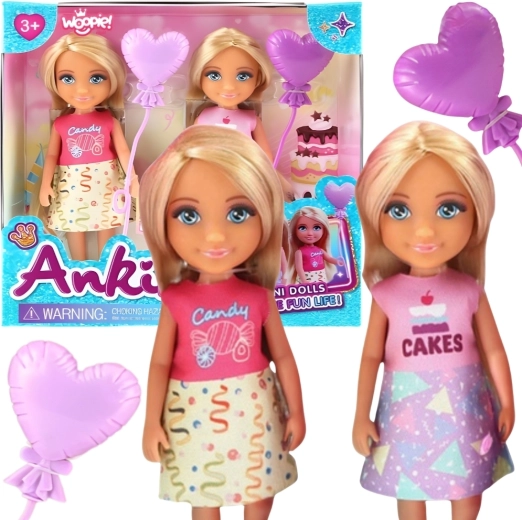 Woopie Royal sünnipäevakomplekt kahe nukuga – Candy ja Cakes