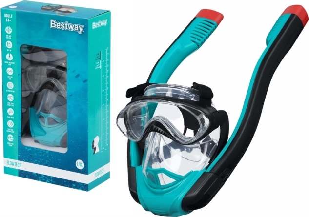 Täisnäomask L/XL Bestway snorkeldamiseks