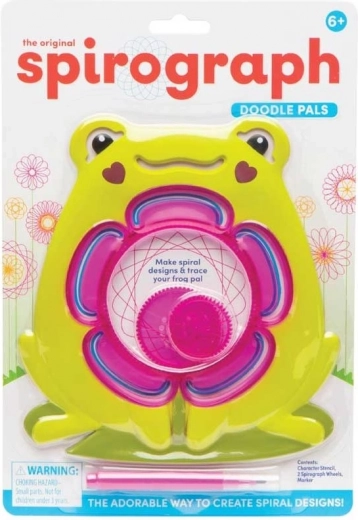 Spirograph Frog – creative set for spiral mandalas