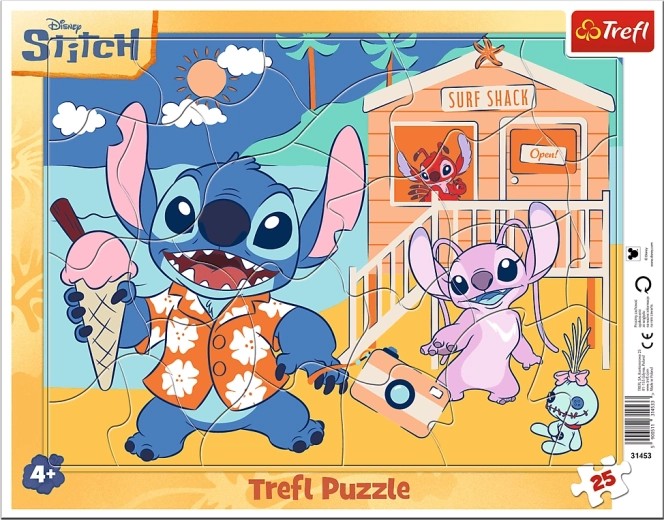 Trefl pusle lõbus Stitch 25 tükki