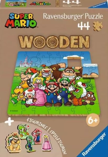 Ravensburger wooden puzzle Super Mario – 44 pieces