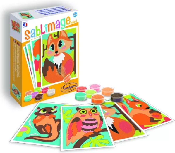 Sentosphere Sablimage mini sand pictures forest animals