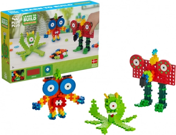 Plus-Plus Creative Set Learn to Build Monsters