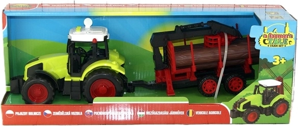 Laste talutraktor helide ja haagisega