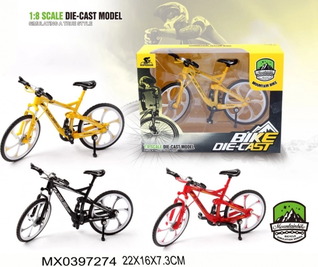 1:8 Road Bike Model with Spring Steering and Rubber Wheels