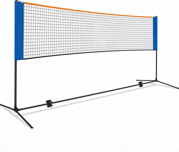Mitmeotstarbeline spordivõrk 305 × 103 cm reguleeritava kõrgusega
