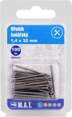Clout nails 32 × 1.4 mm, 100 pcs