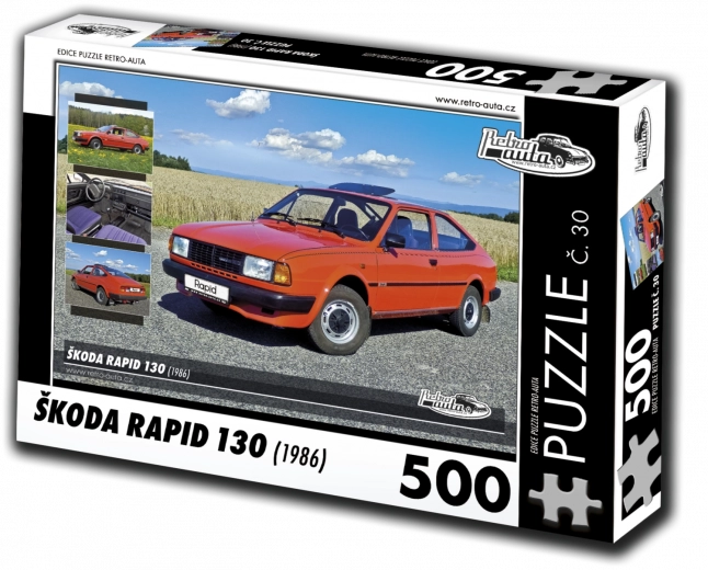 Pusle RETRO-AUTOD Škoda Rapid 130 (1986) – 500 tükki
