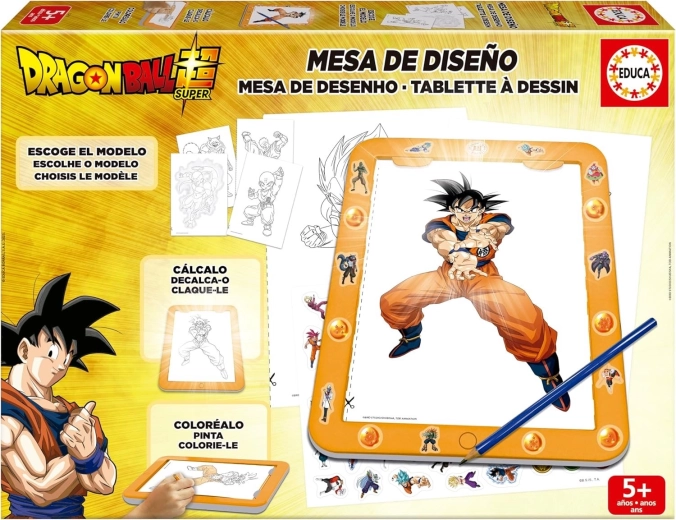 Creative Set with Light-Up Tracing Pad DRAGON BALL EDUCA