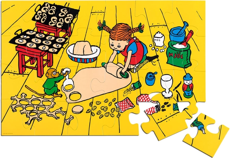 Floor Puzzle Pippi Longstocking (24 pieces)