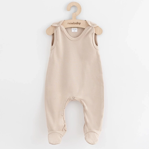 Baby footed overalls New Baby Classic II light beige
