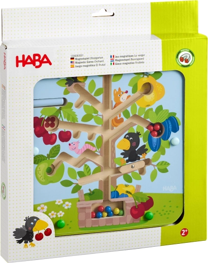 Harvesting fruit with a magnetic pen