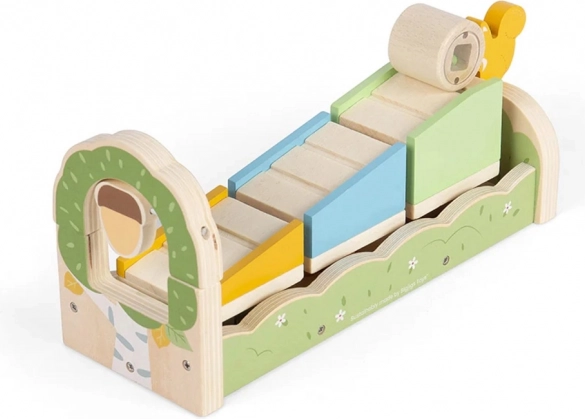 Bigjigs Toys puidust motoorikarada oravaga