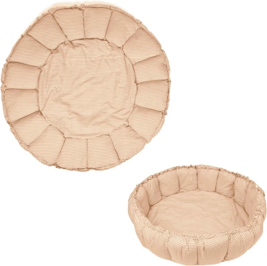 Play&Go Coco Bloom baby nest 3-in-1 stripes brown