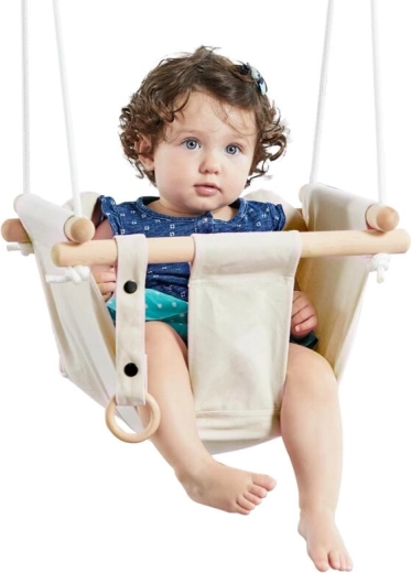 2Kids Toys children's textile swing made of 100% cotton – Beige