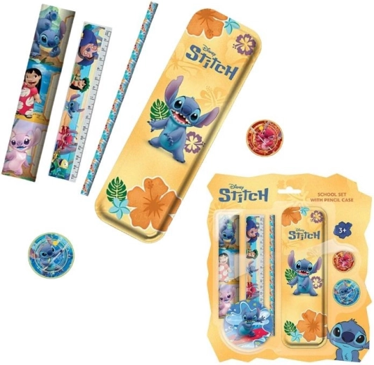 School set with pencil case Lilo & Stitch