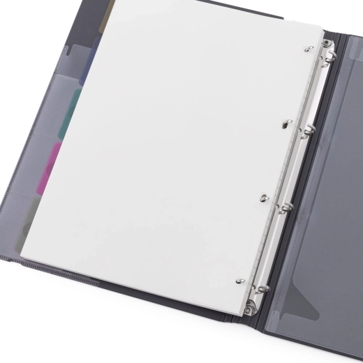 Four-ring mechanism for easy organization