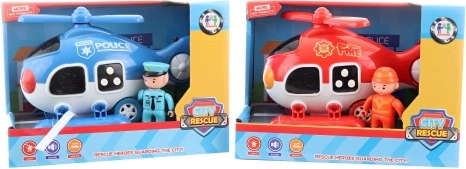 Patareidega helikopter helide ja tuledega