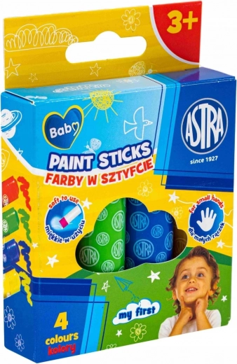 Astra kids paint sticks jumbo, 4 pcs