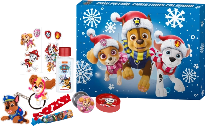Laste adventi kosmeetikakalender Käpapatrull