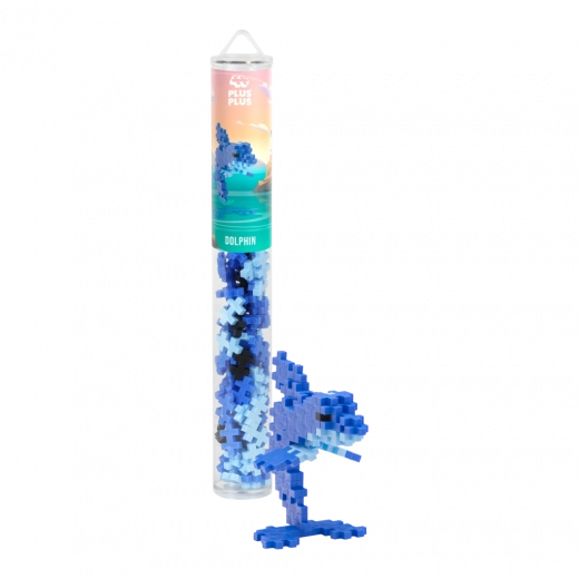 Plus-Plus Dolphin – creative construction set 100 pcs tube