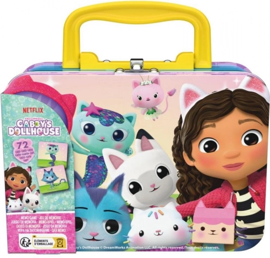 Pexeso plekk-kohvris GABBY’S DOLLHOUSE