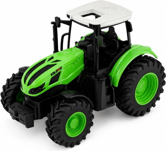 Realistic 1:24 tractor with large off-road wheels